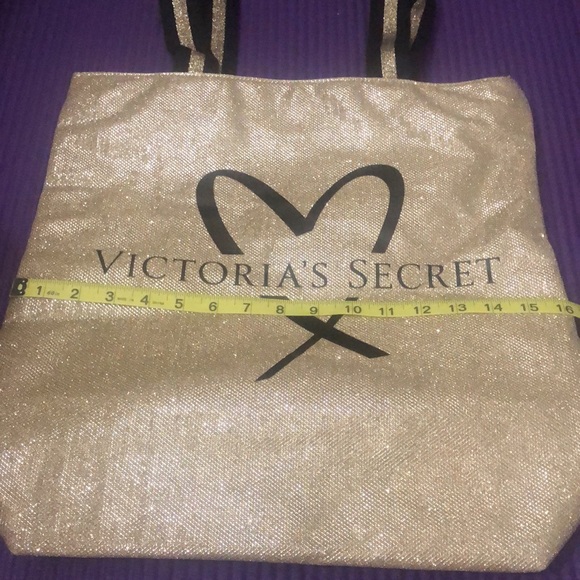 Victoria Secret Gold Tote Bag - Picture 8 of 11